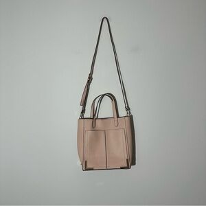 Steve Madden blush tote shoulder and bag inside